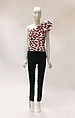 Ensemble, Yves Saint Laurent (French, founded 1961), wool, silk, synthetic, metal, glass, French